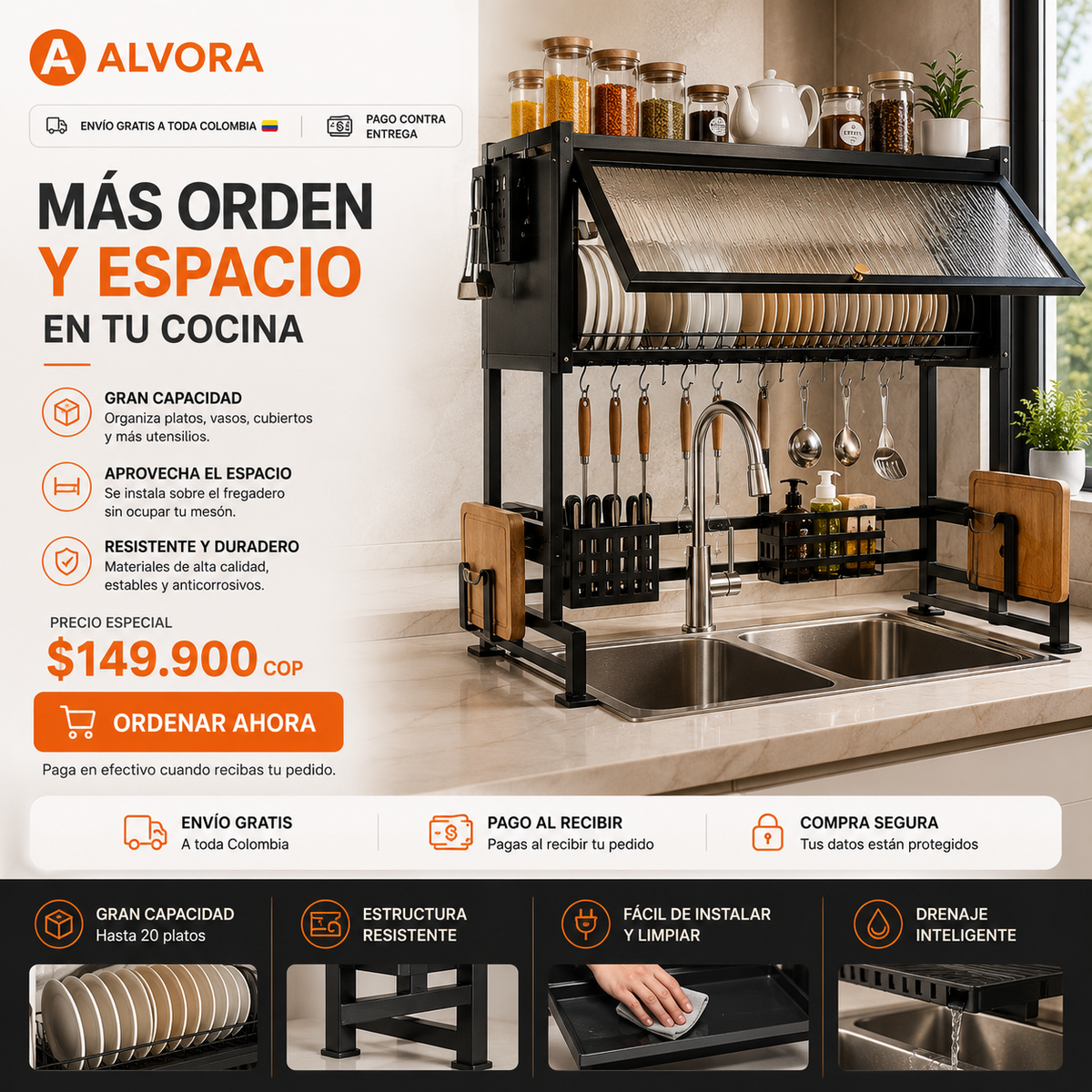 Escurridor Premium Multifuncional