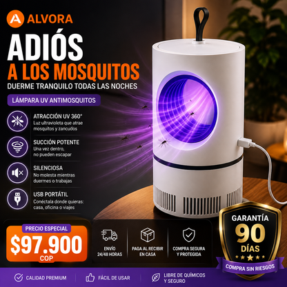 Lámpara Mata Mosquitos UV 360°