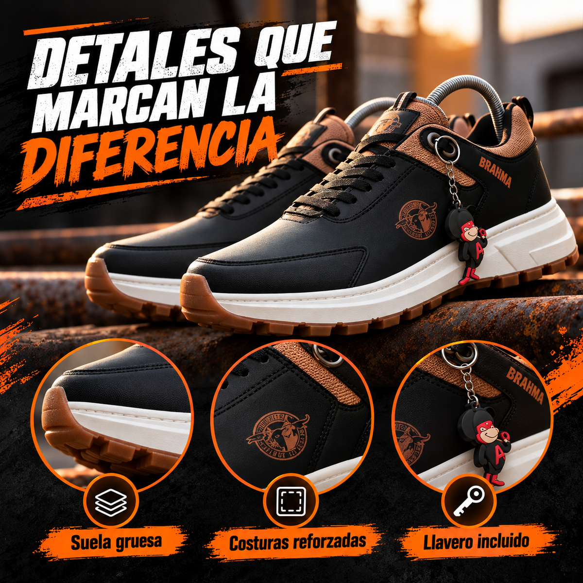 Combo Urbano 3 en 1 – Tenis + Gorra + Llavero